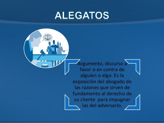 Los alegatos