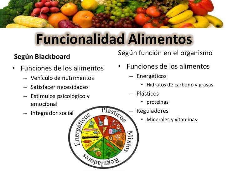 Los alimentos