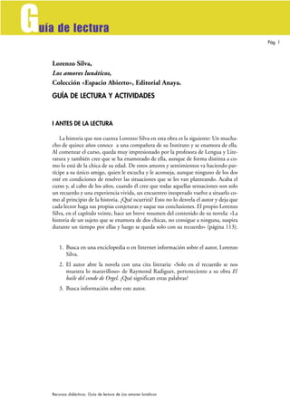 G
uía de lectura
                                                                                            Pág. 1



   ...