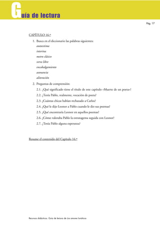 G
uía de lectura
                                                                                          Pág. 17



    ...