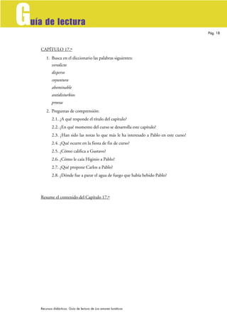 G
uía de lectura
                                                                                         Pág. 18



    C...