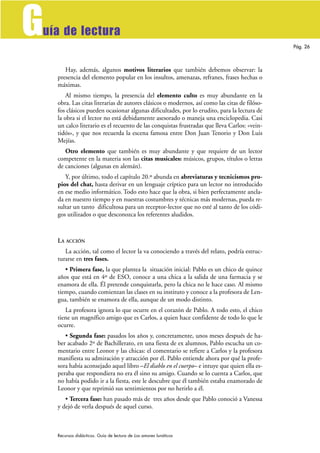 G
uía de lectura
                                                                                               Pág. 26


...