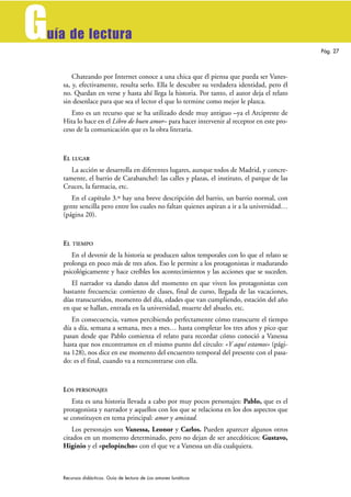 G
uía de lectura
                                                                                             Pág. 27



 ...
