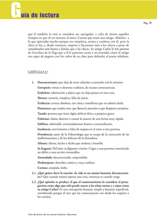 G
uía de lectura
                                                                                              Pág. 39



...