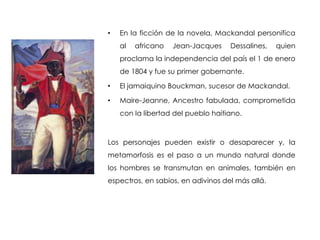 La representatividad de los Ancestros en la novela Changó, el Gran ...