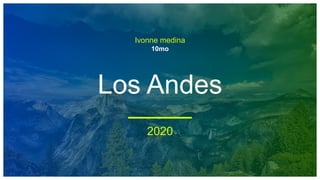 Ivonne medina
10mo
Los Andes
2020
 