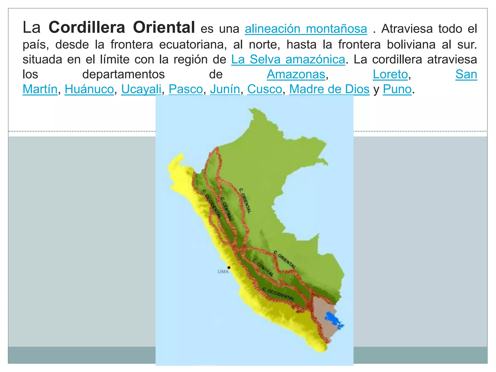 Andes Loopstra Mapa Físico De La Cordillera De Los Andes