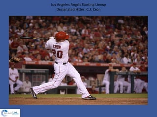 Los Angeles Angels Starting Lineup
Designated Hitter: C.J. Cron