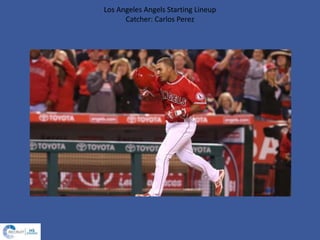 Los Angeles Angels Starting Lineup
Catcher: Carlos Perez