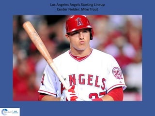 Los Angeles Angels Starting Lineup
Center Fielder: Mike Trout