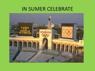 IN SUMER CELEBRATE