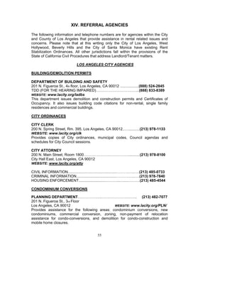 Los Angeles Rent Stabilization Handbook (Rent Control) | PDF