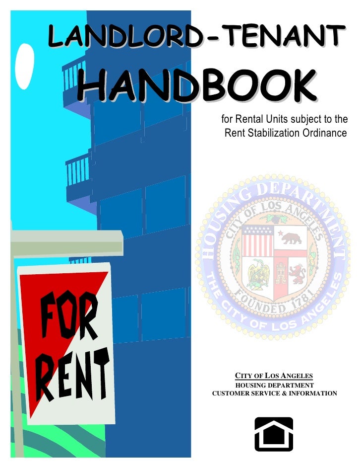 Los Angeles Rent Stabilization Handbook (Rent Control)