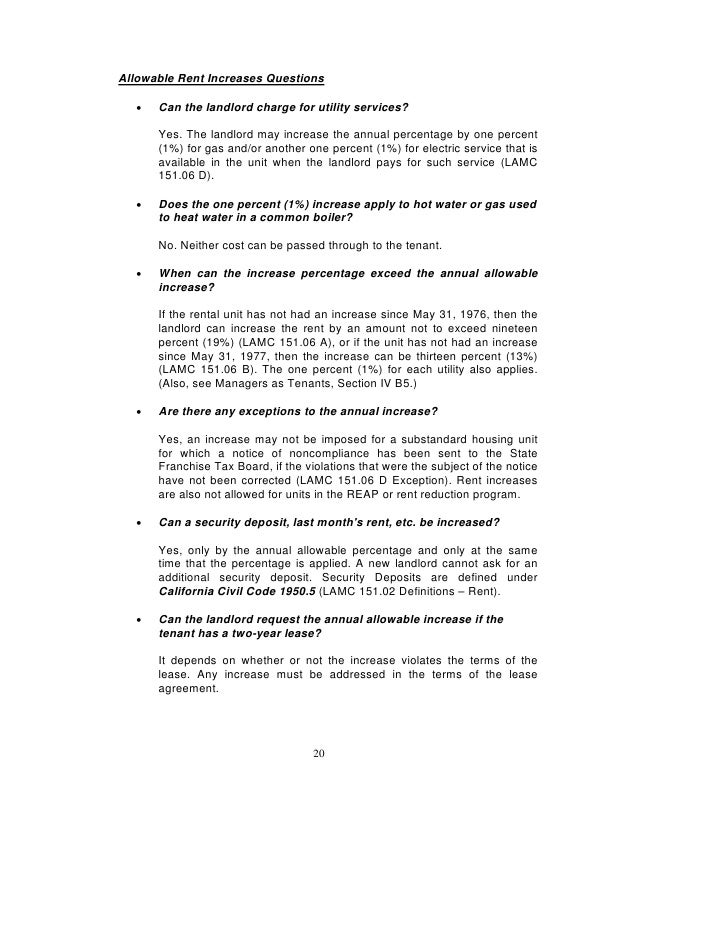 rent increase letter california sample