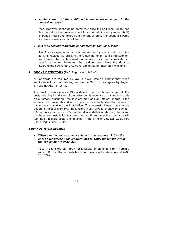 rent increase notice to tenant