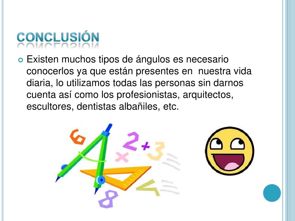 Los angulos en la vida cotidiana