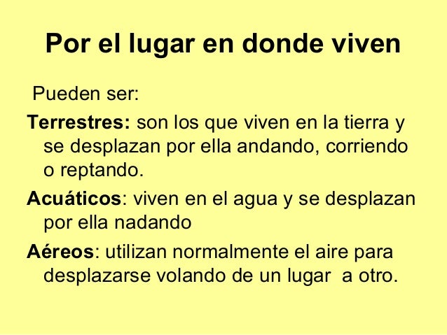 Resultado de imagen de donde viven los animales para niños