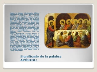 Los apóstoles, los amigos de dios