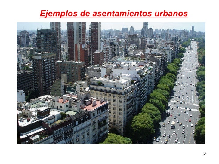 Los asentamientos humanos