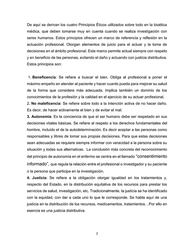 Los aspectos eticos y legales de toda investigacion