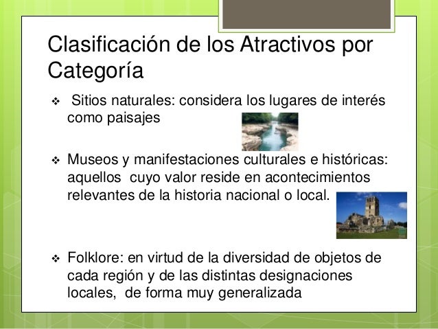 Los atractivos turístico