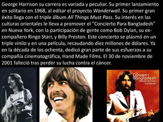 John Lennon inició su carrera en
solitario, tocó en directo, con una
banda llamada Plastic Ono Band.
Imagine, se convierte...