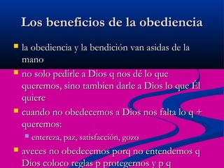 obediencia
