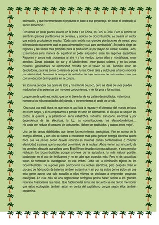 Los biocombustibles..