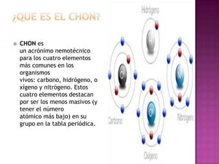 Los bioelementos | PPTX