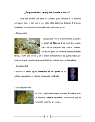 Los biomateriales | DOCX