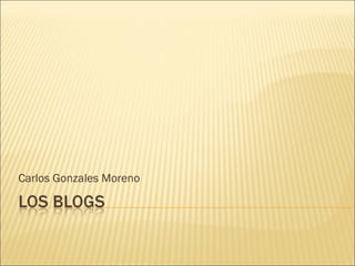 Carlos Gonzales Moreno 