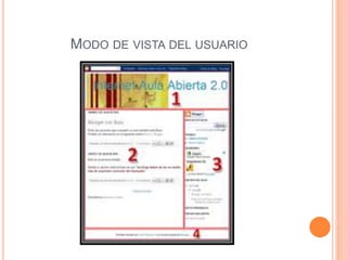 MODO DE VISTA DEL USUARIO
 
