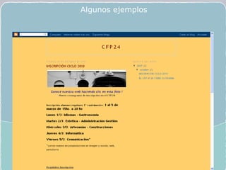 Algunos ejemplos 