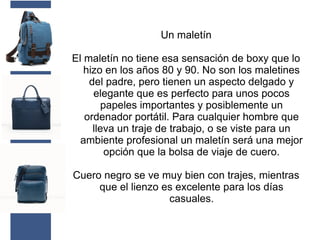 Los bolsos más populares para hombres en cualquier ocasión