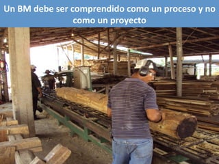 Un	
  BM	
  debe	
  ser	
  comprendido	
  como	
  un	
  proceso	
  y	
  no	
  
como	
  un	
  proyecto	
  
 
