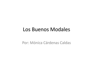 Los Buenos Modales | PPTX