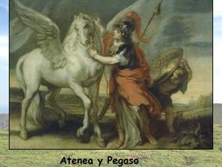 Atenea y Pegaso 