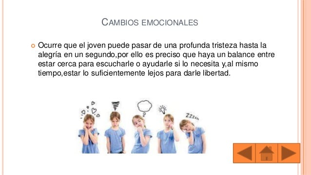 Los cambios emocionales en la adolescencia