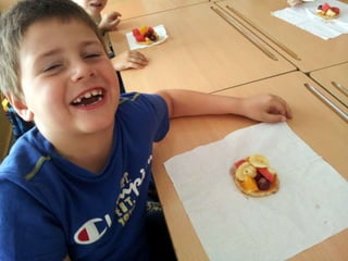 Los canapés de fruta