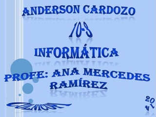 ANDERSON CARDOZO VILLAMIZAR
