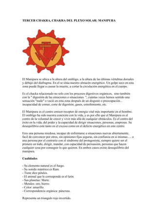 Los chakras