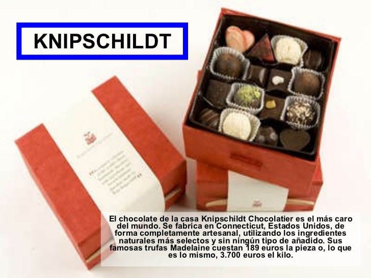 Los chocolates mas caros del mundo