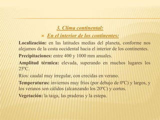 Amplitud térmica: no pasa de 3ºC.