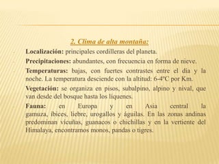 Vegetación: exuberante dando lugar a la verde selva ecuatorial.