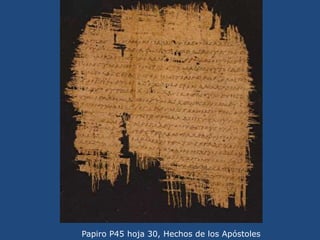 Papiro P45 hoja 30, Hechos de los Apóstoles<br />