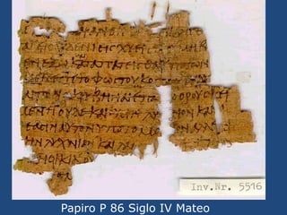 Papiro P 78 Siglo III-IV. Carta de Judas<br />