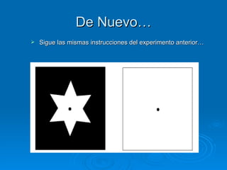 De Nuevo…
   Sigue las mismas instrucciones del experimento anterior…
 