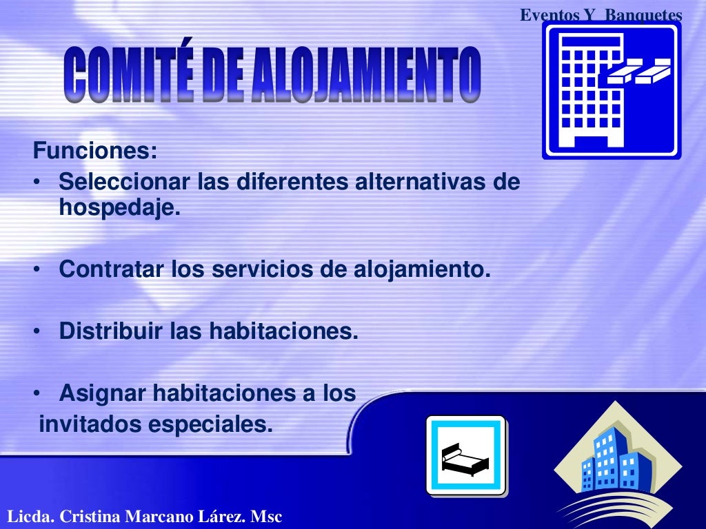 Los comites de un evento