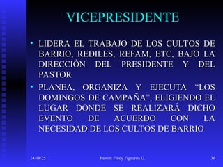 PARS LÍDERES. LOS COMITES Y SUS FUNCIONES[1].pps.ppt