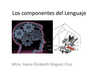 Los componentes del Lenguaje
Mtra. Joana Elizabeth Noguez Cruz
 